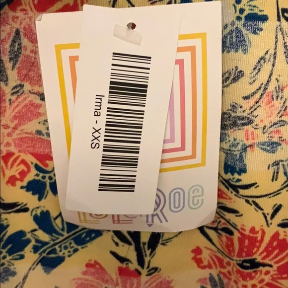 ⭐️ 2 for $10 ⭐️ NWT! Women’s Lularoe Irma XXS - Picture 3 of 4